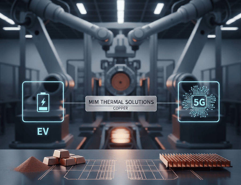 MIM Thermal Solutions with Copper