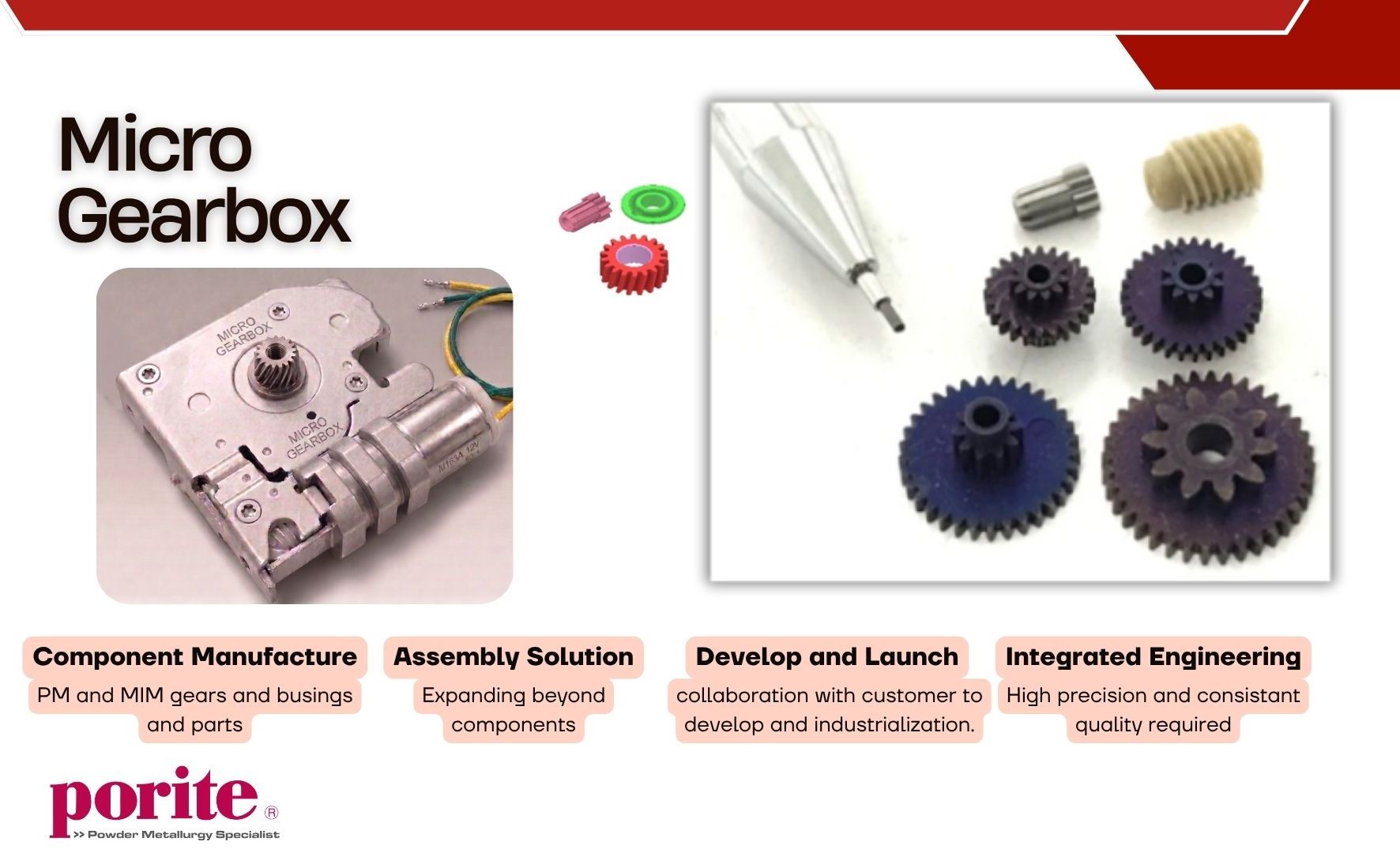 From Component Manufacturing to Complete Assembly Solutions: Porite Successfully Develops and Launches High-Precision Micro Gearbox Production Line 